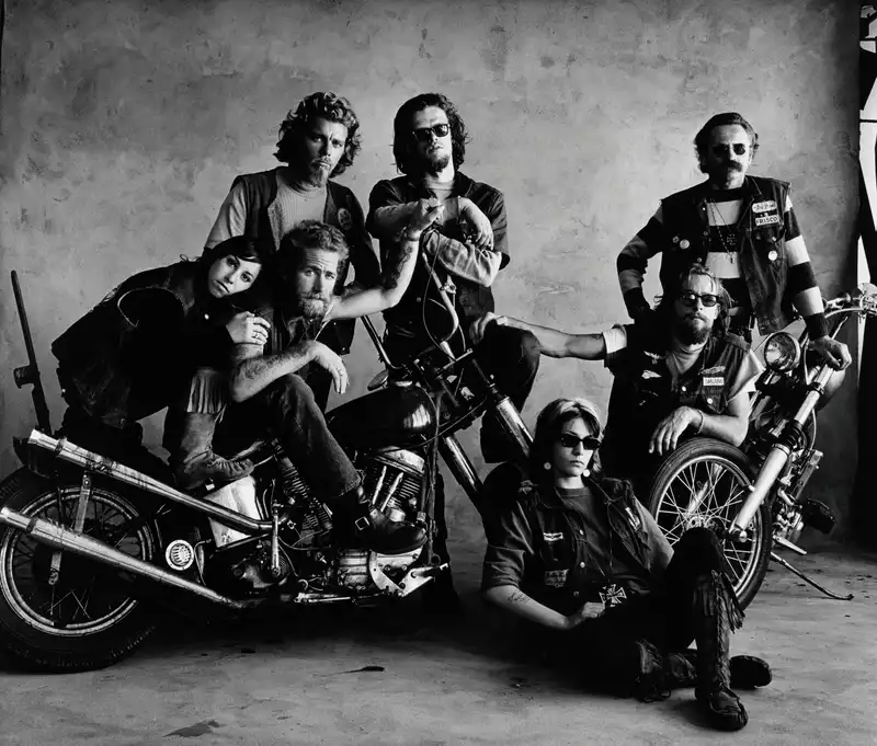 Irving Penn, Hell's Angels, San Francisco, 1967